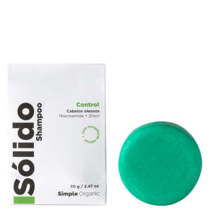 Simple Organic Sólido Control - Shampoo em Barra 70g