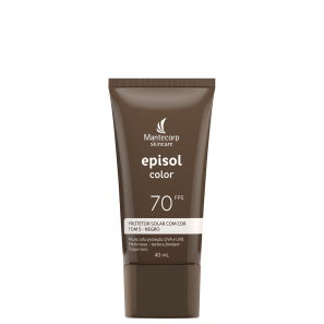 Mantecorp Episol Color Tom 5 Negro FPS 70 - Protetor Solar Facial com Cor 40ml