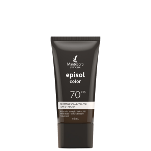 Mantecorp Episol Color Tom 6 Negro FPS 70 - Protetor Solar Facial com Cor 40ml