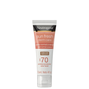 Neutrogena Sun Fresh Derm Care com Cor FPS70 - Protetor Solar Facial 40g