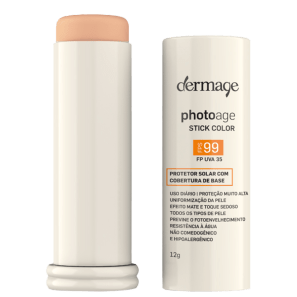 Dermage Photoage Stick FPS 99 Cor B Claro - Protetor Solar com Cor