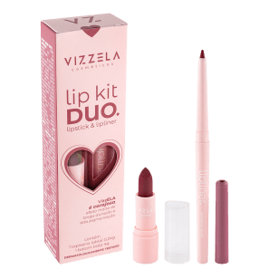 Kit Vizzela Cosméticos Lip Kit Duo Corajosa (2 Produtos)