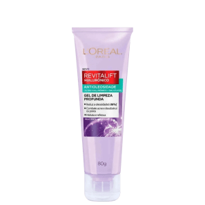 L'Oréal Paris Revitalift Hialurônico - Gel de Limpeza Antioleosidade 80g