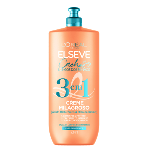 Elseve L'Oréal Paris Cachos Dos Sonhos 3 Em 1 Creme De Tratamento