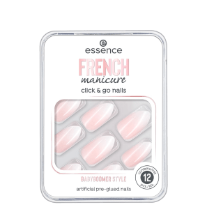 Essence French Manicure Click & Go Babyboomer Style - Unhas Postiças (12 Unidades)