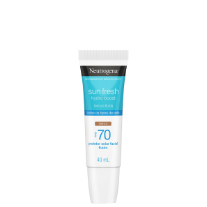Neutrogena Sun Fresh Hydro Boost FPS70 Cor 3.0 - Protetor Solar Facial com Cor