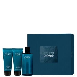 Conjunto Davidoff Cool Water Masculino - Eau de Toilette + Shower Gel + Sabonete