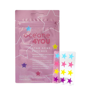 Océane Star Acne Patches - Adesivo Secativo para Espinha