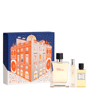 Conjunto Terre D'Hermès Hermès Masculino Eau De Toilette Gel De Banho Travel Size