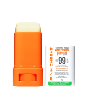 Pink Cheeks FPS 99 Protetor Solar Facial Antioleosidade e Antiacne