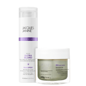 Kit Jacques Janine Professionnel Matizador Cabelos Grisalhos (2 Produtos)