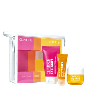 Kit Clinique Pep It Up (3 Produtos + Nécessaire)