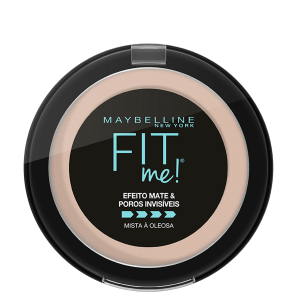 Maybelline Fit Me! N01 Super Claro Neutro - Pó Compacto Matte