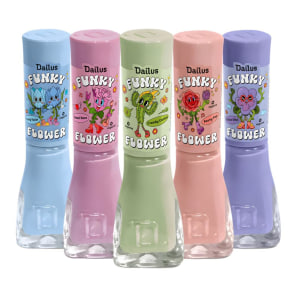 Kit Dailus Funky Flower 5 Esmaltes