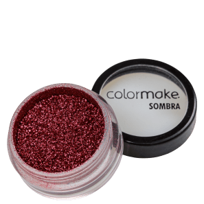 Colormake Iluminadora Vermelho Escuro - Sombra Cintilante 2g