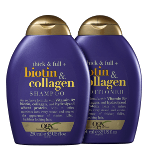 Kit OGX Biotin & Collagen Small Duo (2 Produtos)