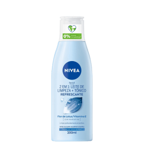 NIVEA Loção 2 em 1 Leite de Limpeza e Tônico - Solução de Limpeza Facial 200ml