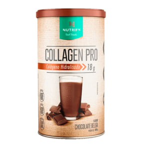 Nutrify Collagen Pro Colágeno Hidrolisado Chocolate Belga - Suplemento Alimentar em Pó