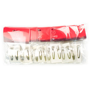 Tic Tac Prata Com Flor De Strass Pacote 12x2 Unidades