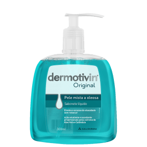 Dermotivin Original Pele Mista - Sabonete Líquido Facial