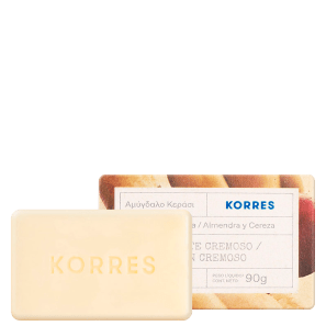Korres Cereja & Amêndoa Cremoso - Sabonete em Barra 90g