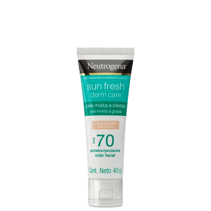 Neutrogena Sun Fresh Derm Care FPS 70 Pele Clara - Protetor Solar Facial
