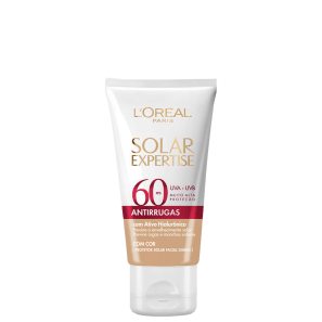 L'Oréal Paris Solar Expertise Antirrugas com Cor FPS60 - Protetor Solar Facial