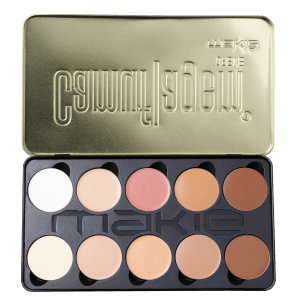 Makiê Camuflagem Creme Cor Média a Escura - Paleta de Corretivo