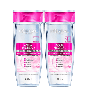 Kit L'Oréal Paris Dermo Expertise Água Micelar 2x200ml