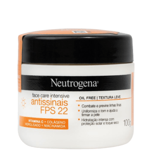 Neutrogena Face Care Intensive Antissinais FPS22 - Creme Redutor de Linhas 100g