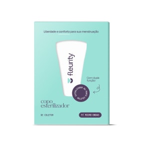 Fleurity Esterilizador para Micro-ondas Tiffany - Higienizador de Coletor (1 Unidade)