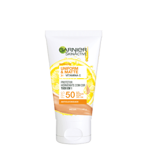 Garnier SkinActive Uniform & Matte Vitamina C FPS 50 - Protetor solar