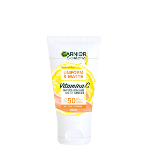 Garnier SkinActive Uniform & Matte Vitamina C FPS 50 - Protetor solar