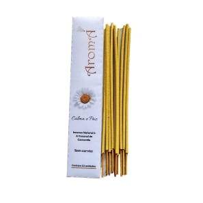 Kit Calma e Paz Incensário + 2 Cx de Incensos de Camomila Aromá