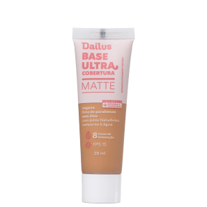 Dailus Ultra Cobertura Matte D8 Médio - Base Líquida