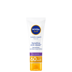NIVEA SUN Beauty Expert Sensitive FPS 60 - Protetor Solar Facial 50g