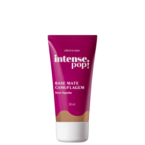o Boticário Intense Pop! Camuflagem Cor 100 - Base Líquida