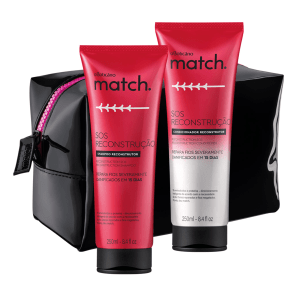 Combo Match SOS Reconstrução: Shampoo + Condicionador