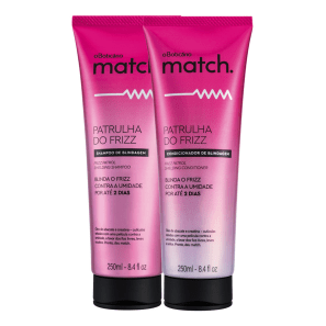 Combo Match Patrulha do Frizz: Shampoo + Condicionador