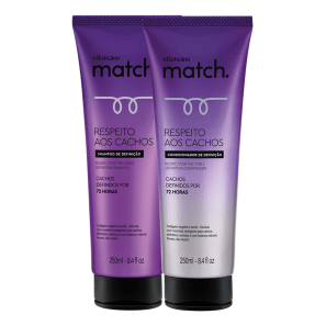 Kit o Boticário Match Respeito aos Cachos Duo (2 Produtos)