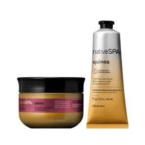 Kit Presente Nativa SPA Quinoa: Loção Corporal 75ml + Creme para Mãos 30ml
