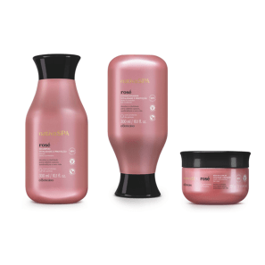 Combo Nativa Spa Rosé: Shampoo, 300 ml + Condicionador, 300 ml + Máscara, 200 g