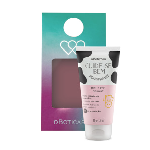 Combo Presente Cuide-se Bem Deleite: Creme Para as Mãos 50g + Cartão Personalizado