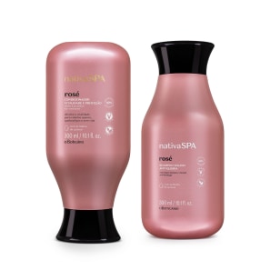 Combo Presente Nativa SPA Rosé: Loção Corporal 200ml + 2 Sabonetes em Barra 90g cada