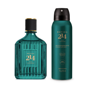 Combo Botica 214 Fiji Paradise Tamanho Viagem : Floral Especiado 10ml + Fougére Especiado 10ml