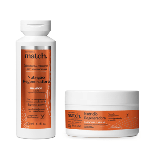 Combo Match Nutrição Regeneradora: Shampoo 300ml + Máscara Capilar 250g