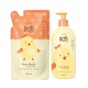 Combo Boti Baby: Shampoo 400ml + Condicionador 400ml + Sabonete Líquido 400ml
