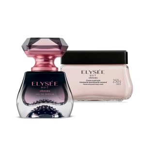 Combo Elysée Nuit: Eau de Parfum 50ml + Creme Acetinado Hidratante 250g