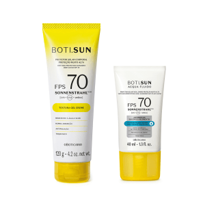 Combo Boti.Sun: Protetor Solar Gel Creme FPS 50 200g + Protetor Solar Facial FPS 70 40ml
