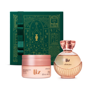 Combo Presente Natal Liz: Desodorante Colônia 100ml +Creme Desodorante Hidratante Corporal 250g + Caixa Presenteável